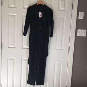 Banana Republic Black Polka Dot Jumpsuit